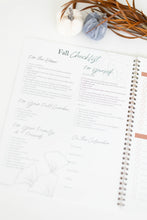 Load image into Gallery viewer, Spiral-Bound Fall Wellness Planner // "Protect Your Peace"