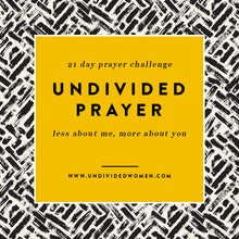 Load image into Gallery viewer, Undivided Prayer Devotional // Digital
