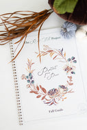 Spiral-Bound Fall Wellness Planner //